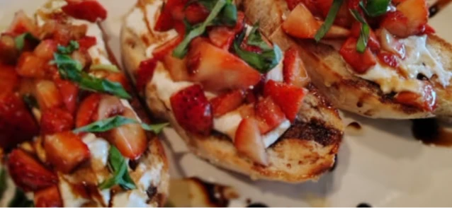 KFC CHICKEN BRUSCHETTA
