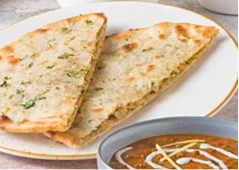 ONION KULCHA WITH GRAVY